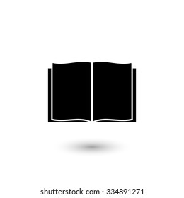 Open book   - vector icon