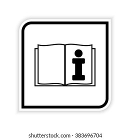 Open book  - vector icon