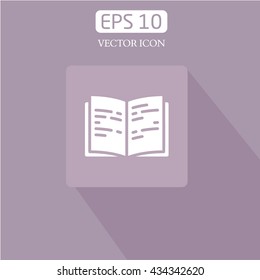 open book vector icon