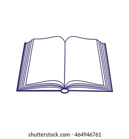 Open book vector icon.