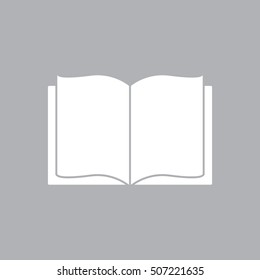 Open book vector icon