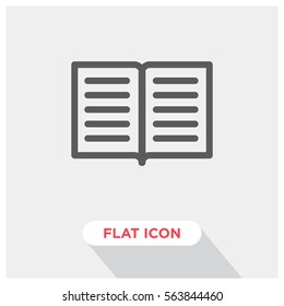 open book vector icon