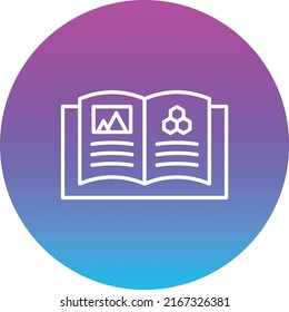 Open Book vector icon. Can be used for printing, mobile and web applications.