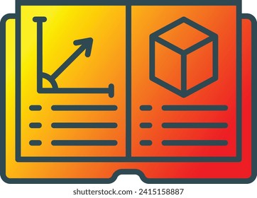 Icono de vector de libro abierto. Se puede usar para imprimir, móviles y aplicaciones web.