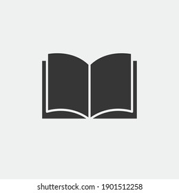 open book vector icon education