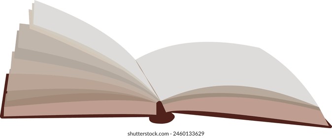An open book vector illustration