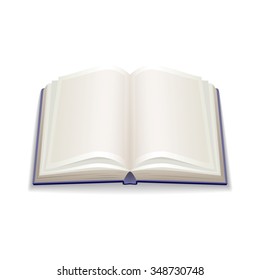 Open Book, vector illustration