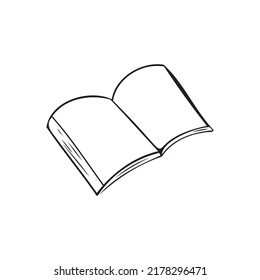 open book vector illustration art