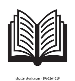 
open book vector illustration icon