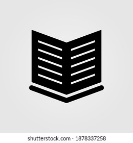 Open book - vector illustration. Knowledge, education concept icon.