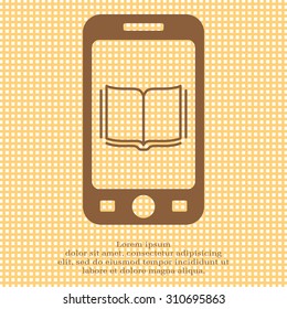 Open book - Vector illustration, line icon