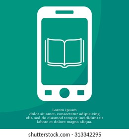 Open book - Vector illustration, line icon