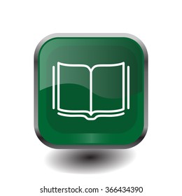 Open book - Vector illustration, line icon