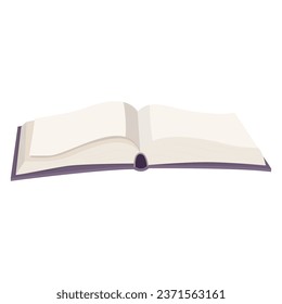 an open book. vector illustration on a white background.