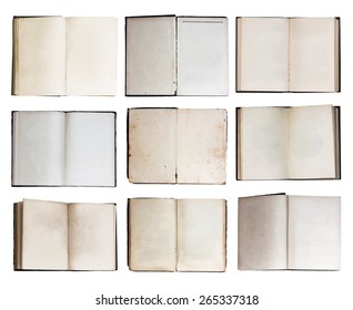 open books set, vector