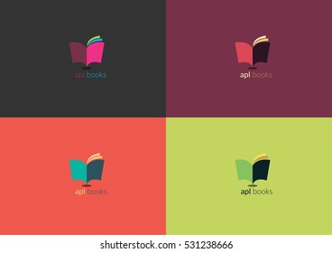 Open books with text below