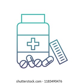 open bottle pills medicine healthcare