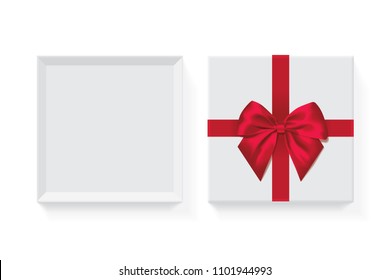 open box with bow gift