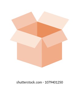 Open Box Carton Object 