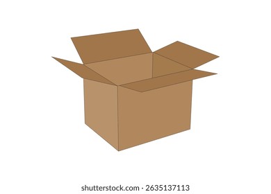 open box clipart vector illustration design