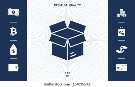Open box icon. 