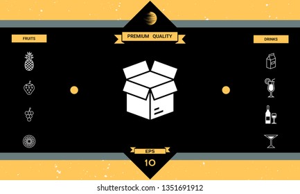 Open box icon. 