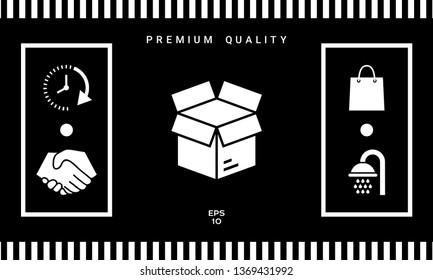 Open box icon. 