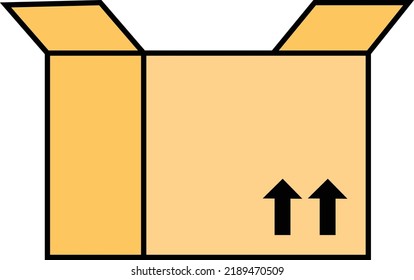 Open Box Icon illustration vector