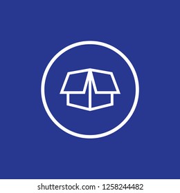 open box icon vector