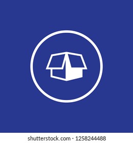open box icon vector