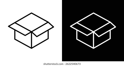 Open box icon vector illustration EPS