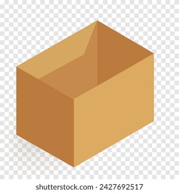 Open box line icon. Delivery, mail, surprise, packaging, cardboard, storage, for fragile goods, transportation, online shopping. Vector line icon for business and advertising
