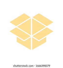 Open box line icon. box icon isolated on white background from essentials collection. box icon trendy and modern box symbol for logo, web, app, eps 10