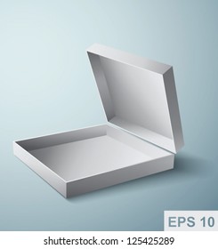 Open box. Vector illustration
