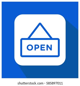 Open business vector icon