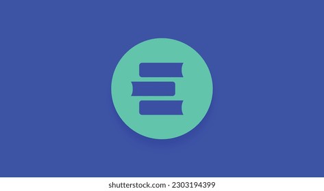 Open Campus, EDU cryptocurrency logo on isolated background with copy space. 3d vector illustration of Open Campus, EDU Token icon banner design concept.