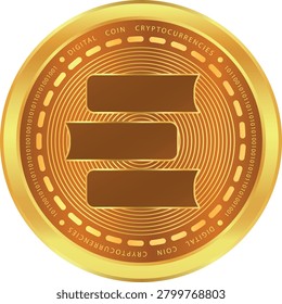 open campus-edu coin vector illustrations. 3d illustration