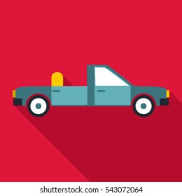 Open car icon. Flat illustration of open car vector icon for web
