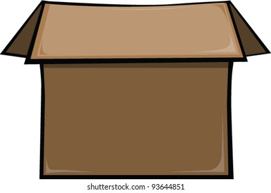 Open Cardboard Box
