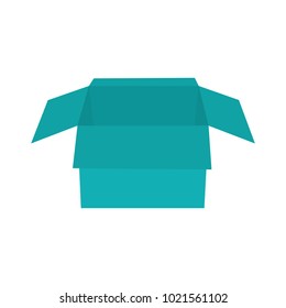 open cardboard box packaging storage