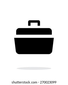 Open case simple icon on white background. Vector illustration.
