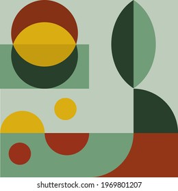 Open Circle Abstract Geometric Background. Suitable for Background, wallpaper, wall decoration, backdrop, ornament, cover, web design, template, book cover, etc.
