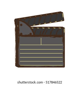 open clapperboard icon image 