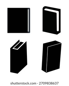Abrir e fechar livros vetor design