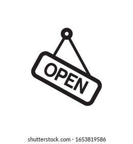 Open and Close Icon In Trendy  Design Vector Eps 10