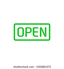 Open Close Icon Vector Design Symbol Illustration