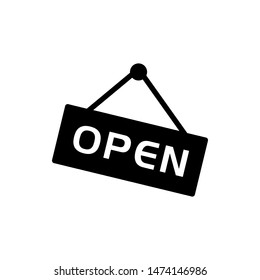 Open Close icon vector symbol illustration