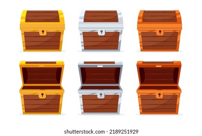 The various forms of chest set . Stock Vector by ©gleb261194.gmail.com  123474050
