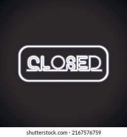 Open And Closed Neon Sign