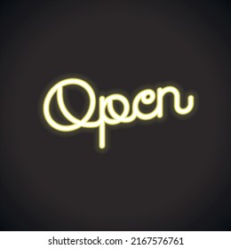 Open And Closed Neon Sign